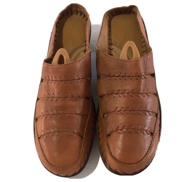 easyspirit flat shoes Slept on Comfortable Minimalist Tan - Picture 1 of 15